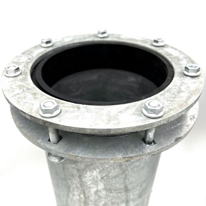 Galvanized Repair Couplers w/ 3" Outlet