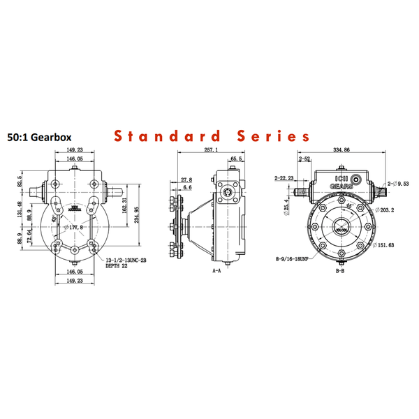 ICII Gearbox 50:1