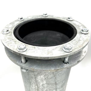 Galvanized Repair Couplers w/ 3" Outlet