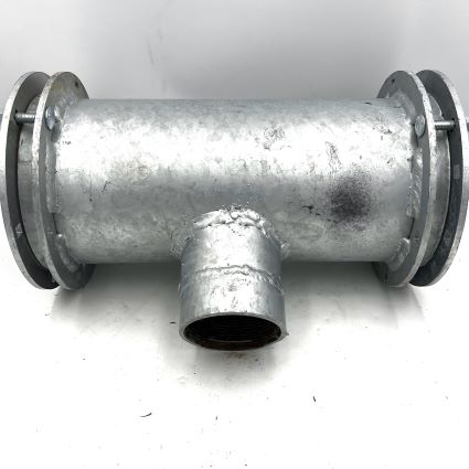 Galvanized Repair Couplers w/ 3" Outlet