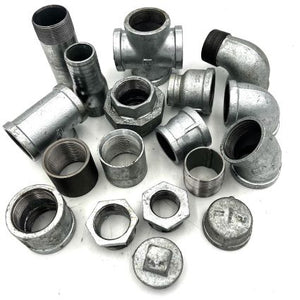 3/8" Galvanized Pipe Fittings