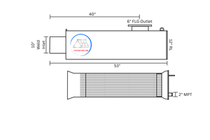 850 GPM Galvanized Filter
