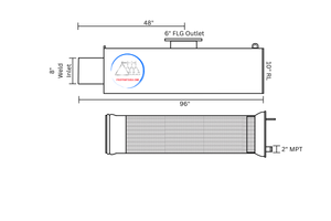 1000 GPM Galvanized Filter