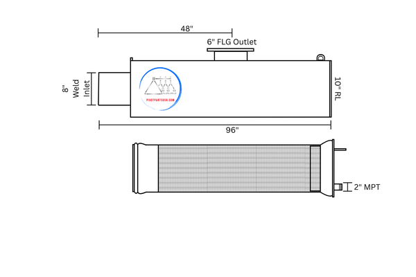 1000 GPM Galvanized Filter