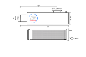 475 GPM Galvanized Filter