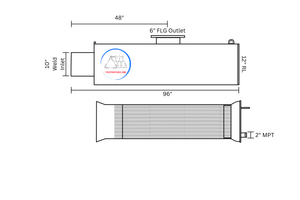 1200 GPM Galvanized Filter
