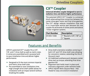 UMC Drive Line Coupler (CX™ Coupler) At Pivot Parts USA