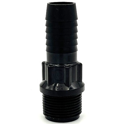 Male 3/4" NPT x 3/4" Hose Barb Insert Adapter